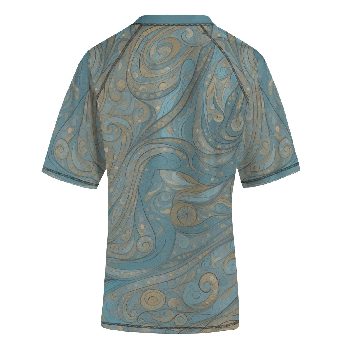 Blue Gate -- Unisex Yoga Sports Short Sleeve T-Shirt