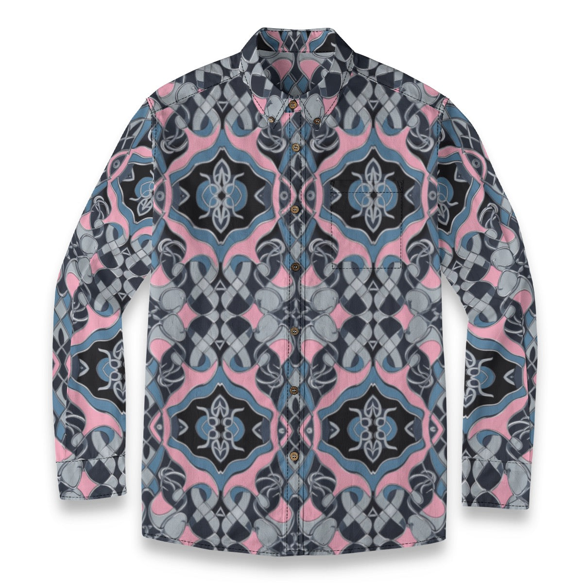 Ción -- Men's 100% Cotton LS Sleeve Shirt