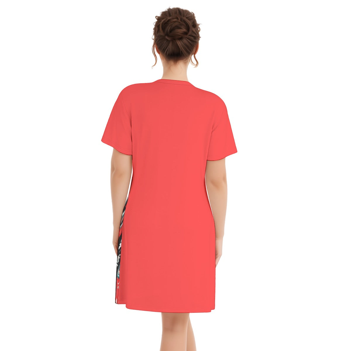 Swirl -- Women's V Neck Dress|180GMS Cotton