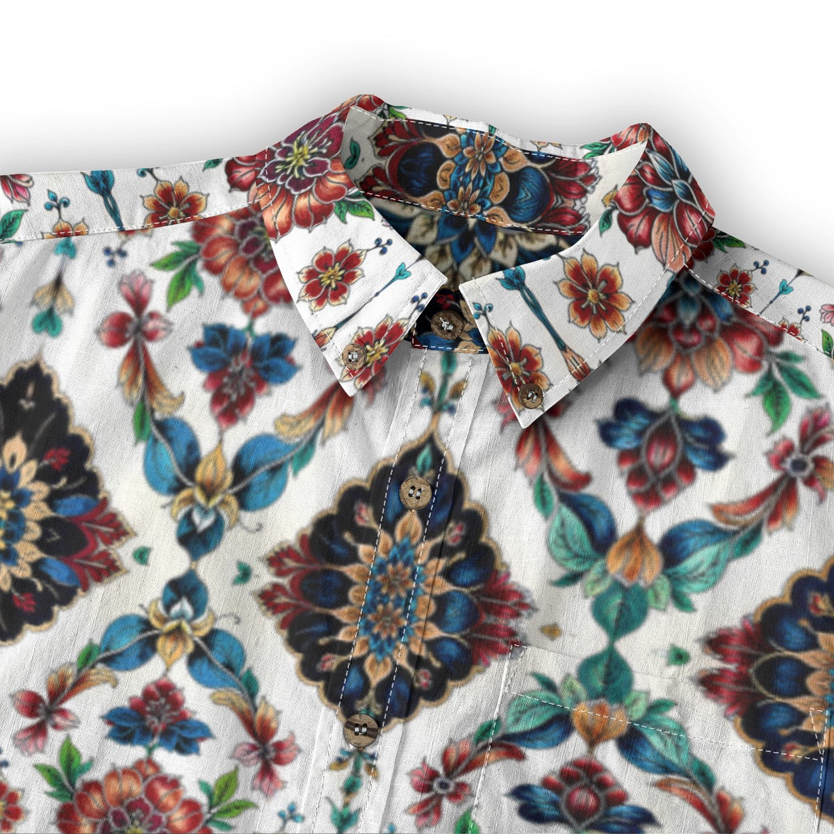 Saint Anne -- Men's 100% Cotton LS Shirt