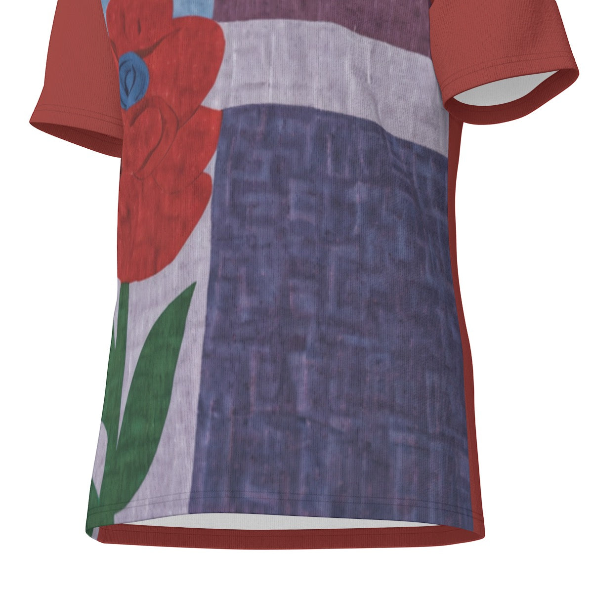 Red Flower -- Men's O-Neck T-Shirt | 190GSM Cotton