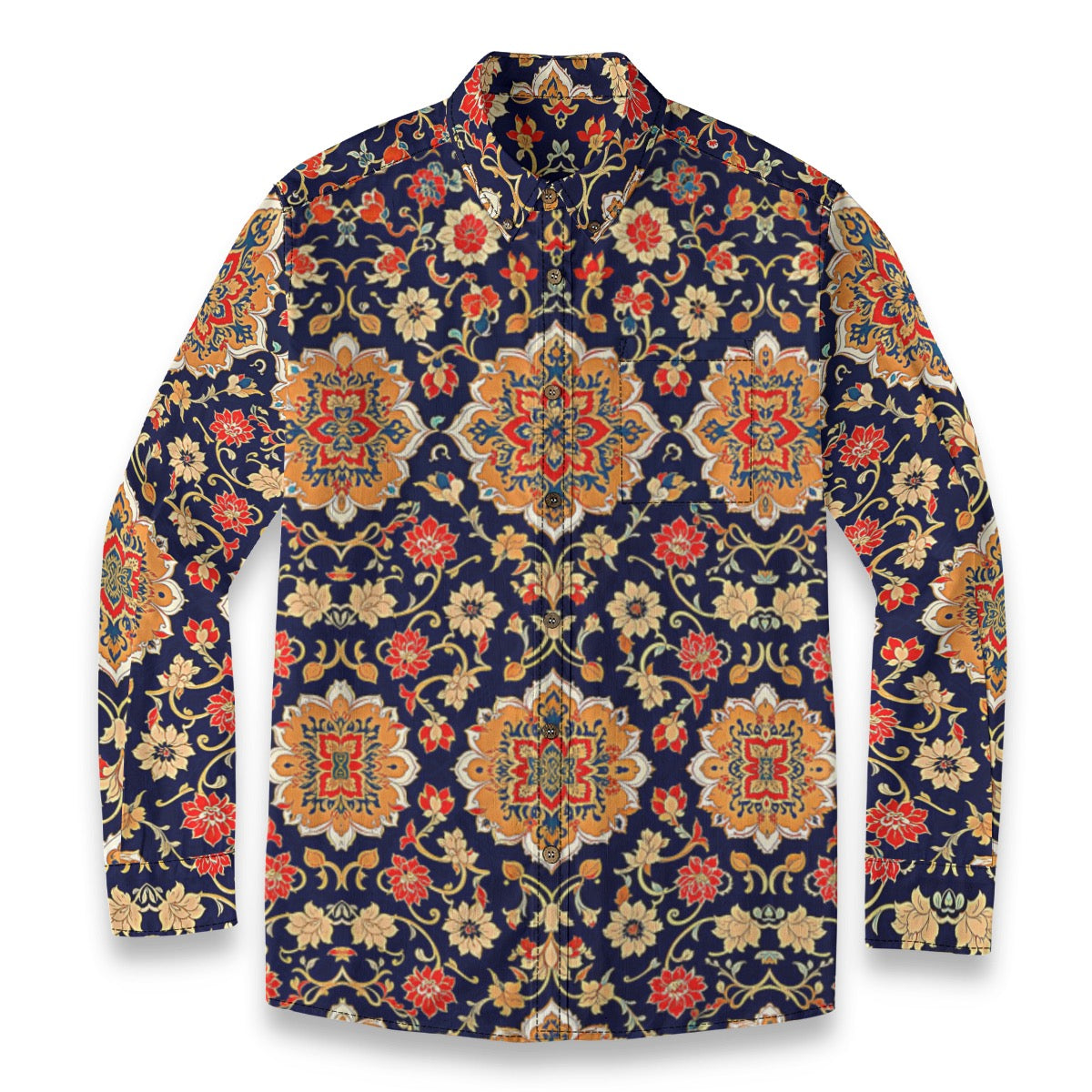 Bruge -- Men's 100% Cotton LS Shirt