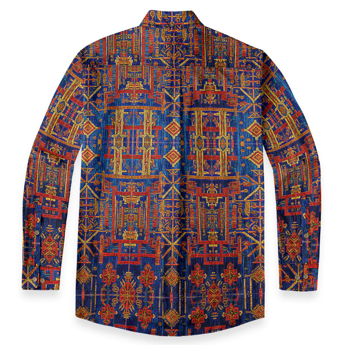 Cusco -- Men's Casual 100% Cotton LS Shirt