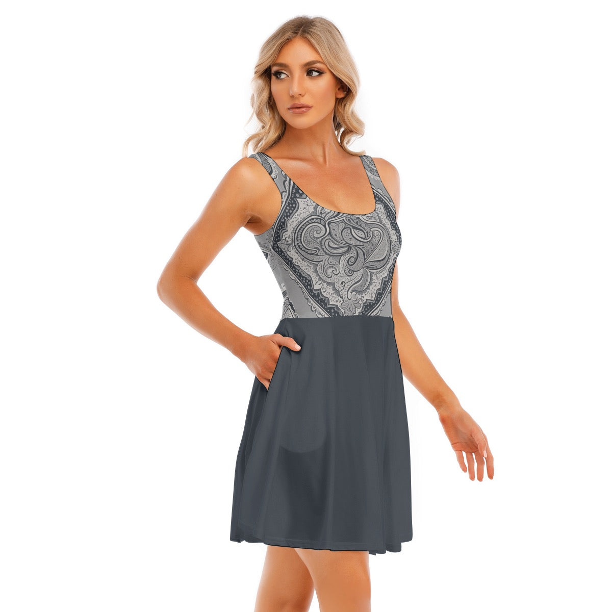 Mouchoir -- Women's Tank Vest Dress