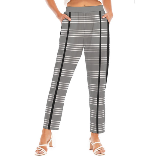 Grey Too -- Women's Loose Straight-leg Pants