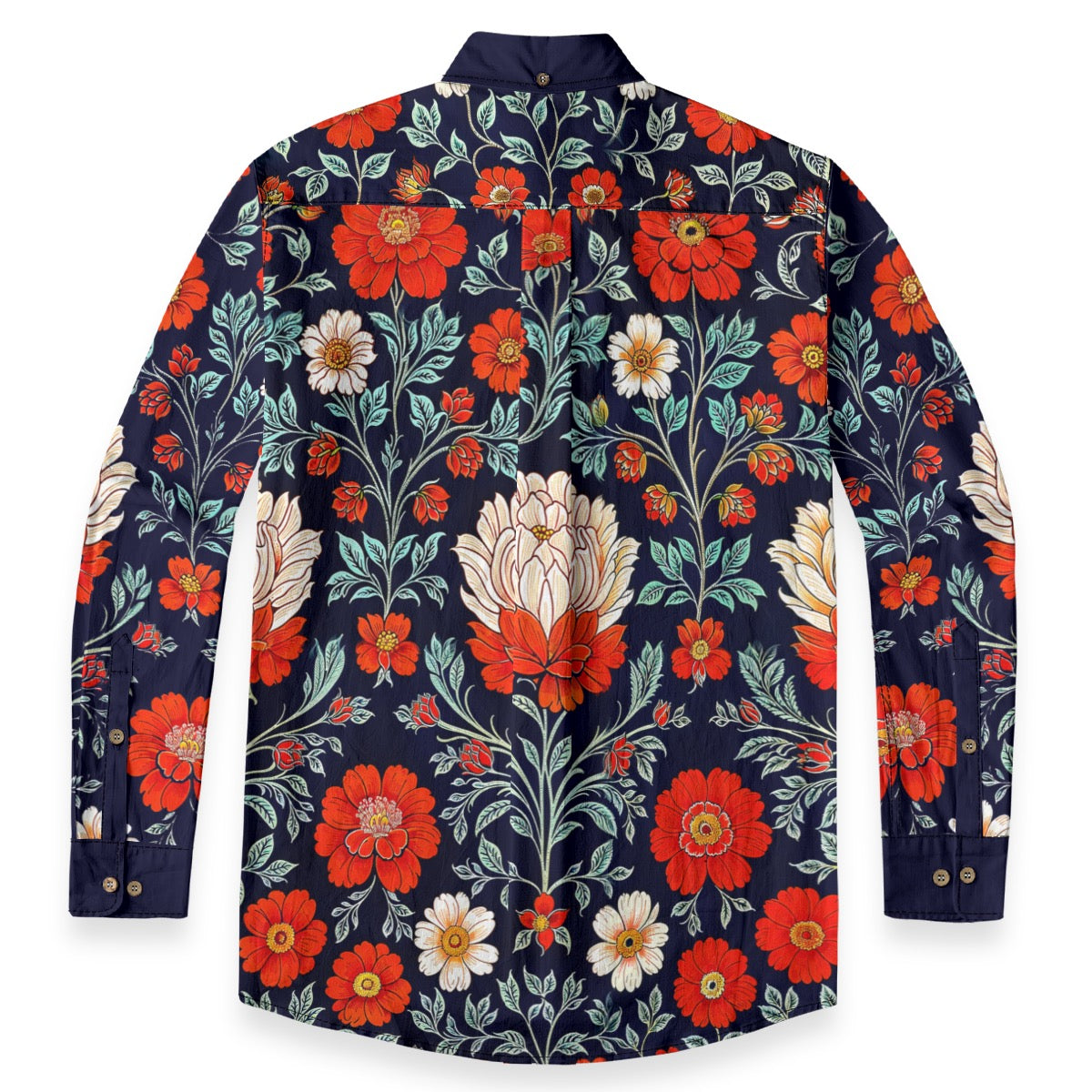 Cyan -- Men's 100% Cotton LS Shirt