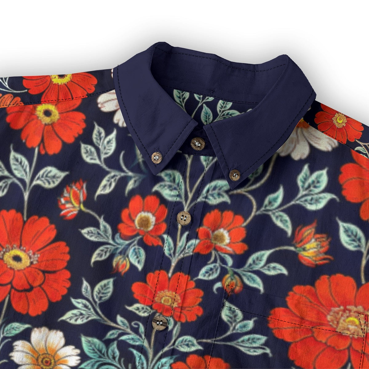 Cyan -- Men's 100% Cotton LS Shirt
