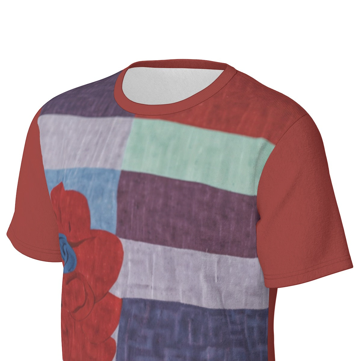 Red Flower -- Men's O-Neck T-Shirt | 190GSM Cotton