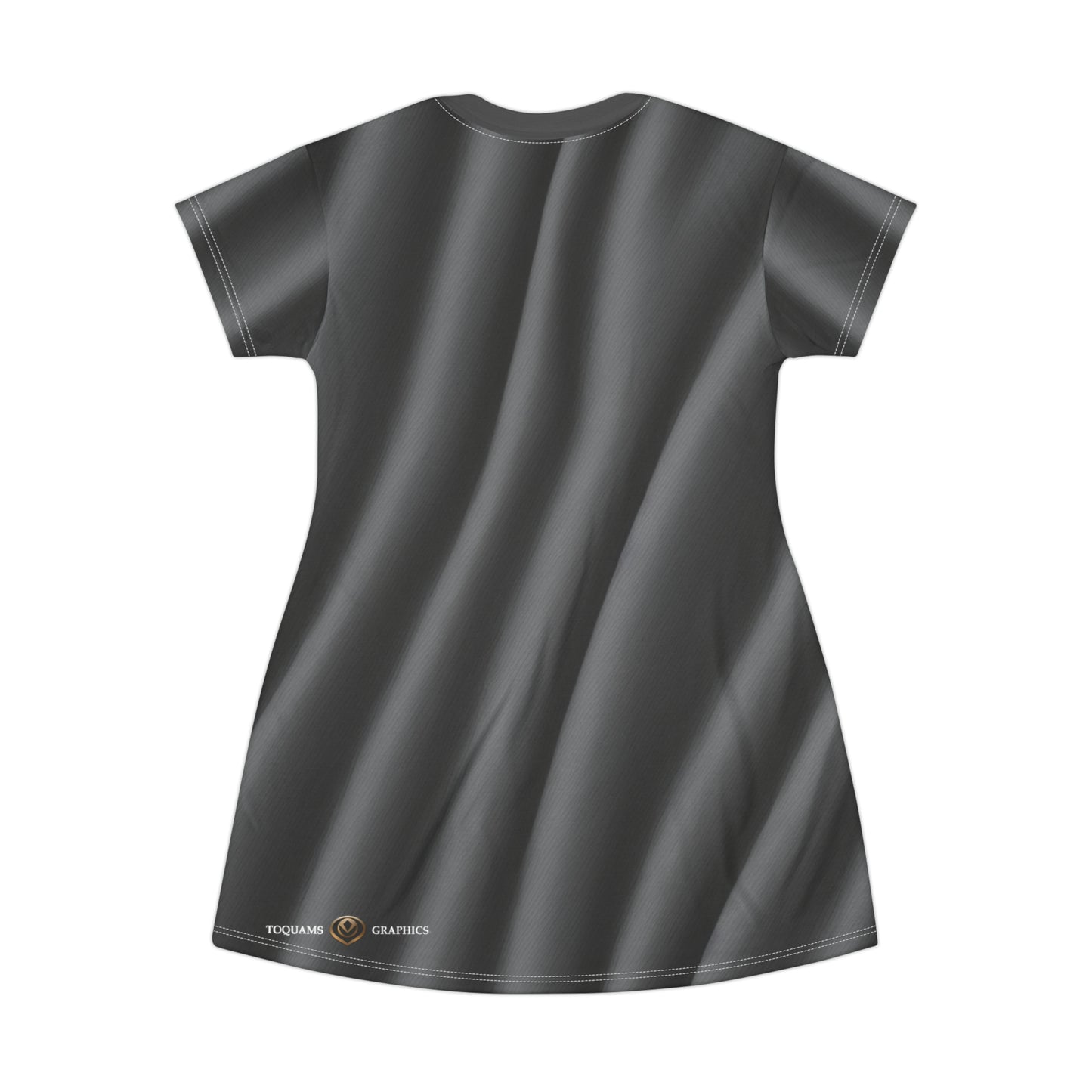 Gray -- T-Shirt Dress (AOP)