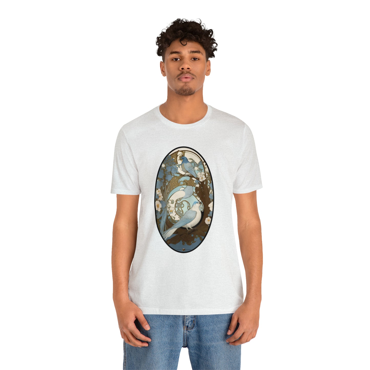 Two Birds -- Unisex Jersey Short Sleeve Tee