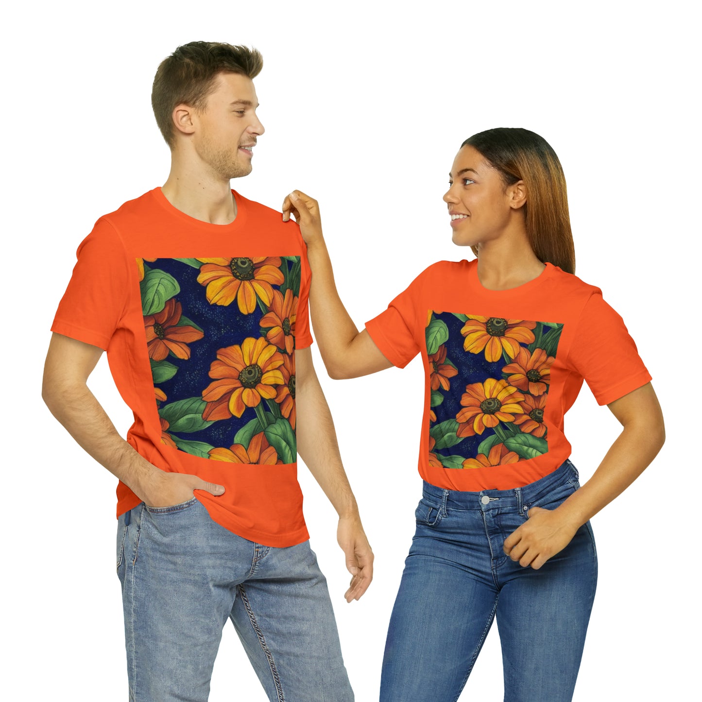Black-Eyed-Susans -- Unisex Jersey Short Sleeve Tee