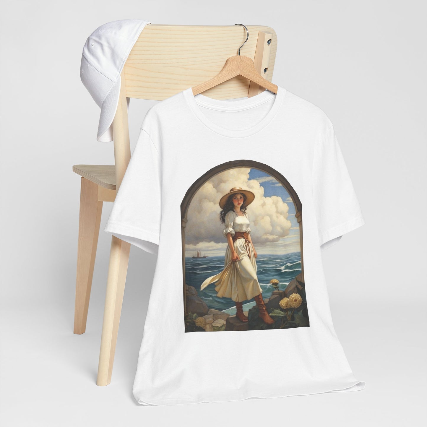 Beachside Unisex Tee - Margaret by the Shore Design