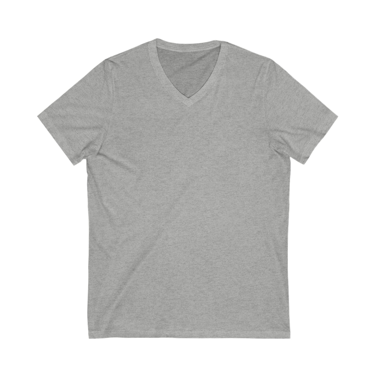 Pancies V-Neck (back) -- Unisex Jersey Short Sleeve V-Neck Tee