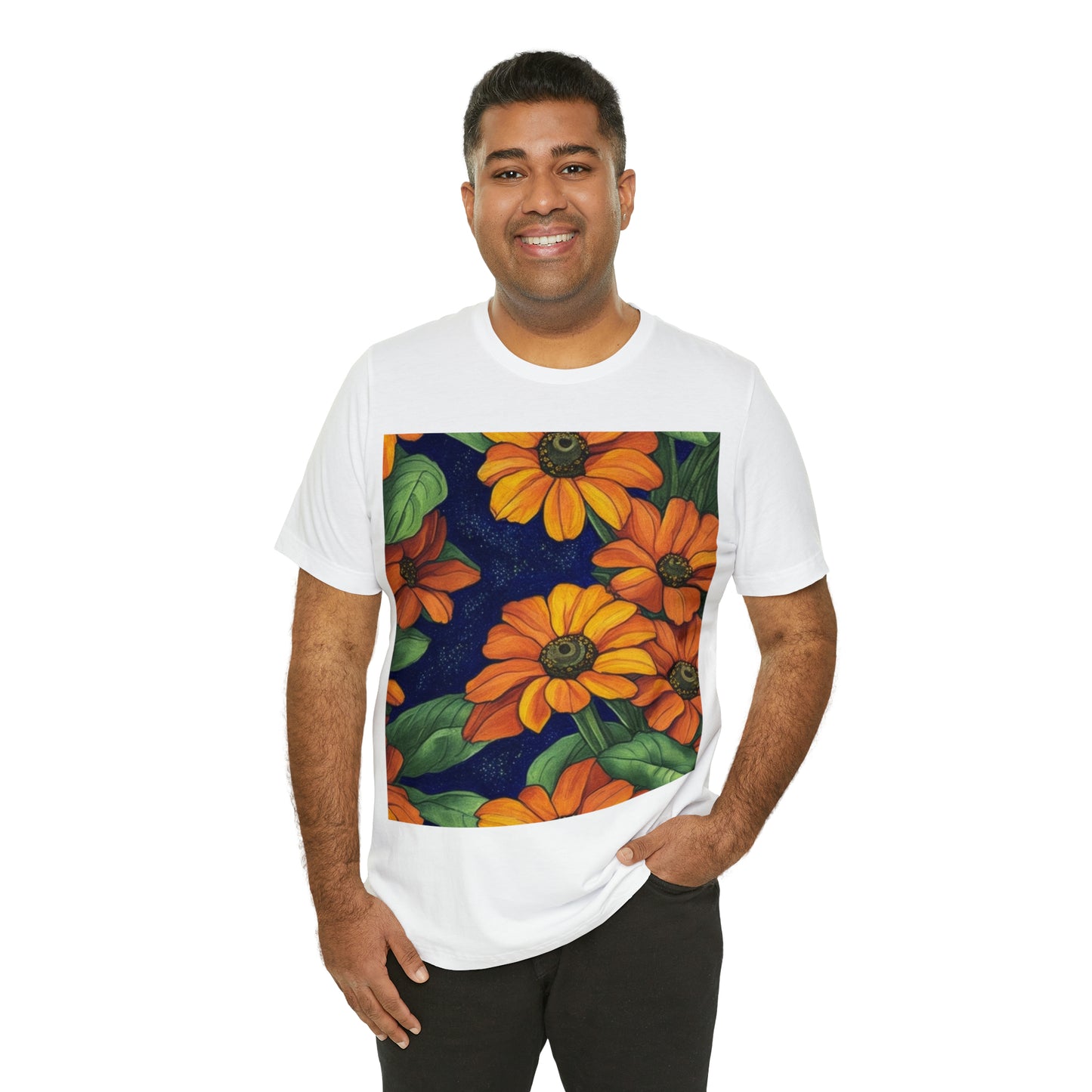 Black-Eyed-Susans -- Unisex Jersey Short Sleeve Tee
