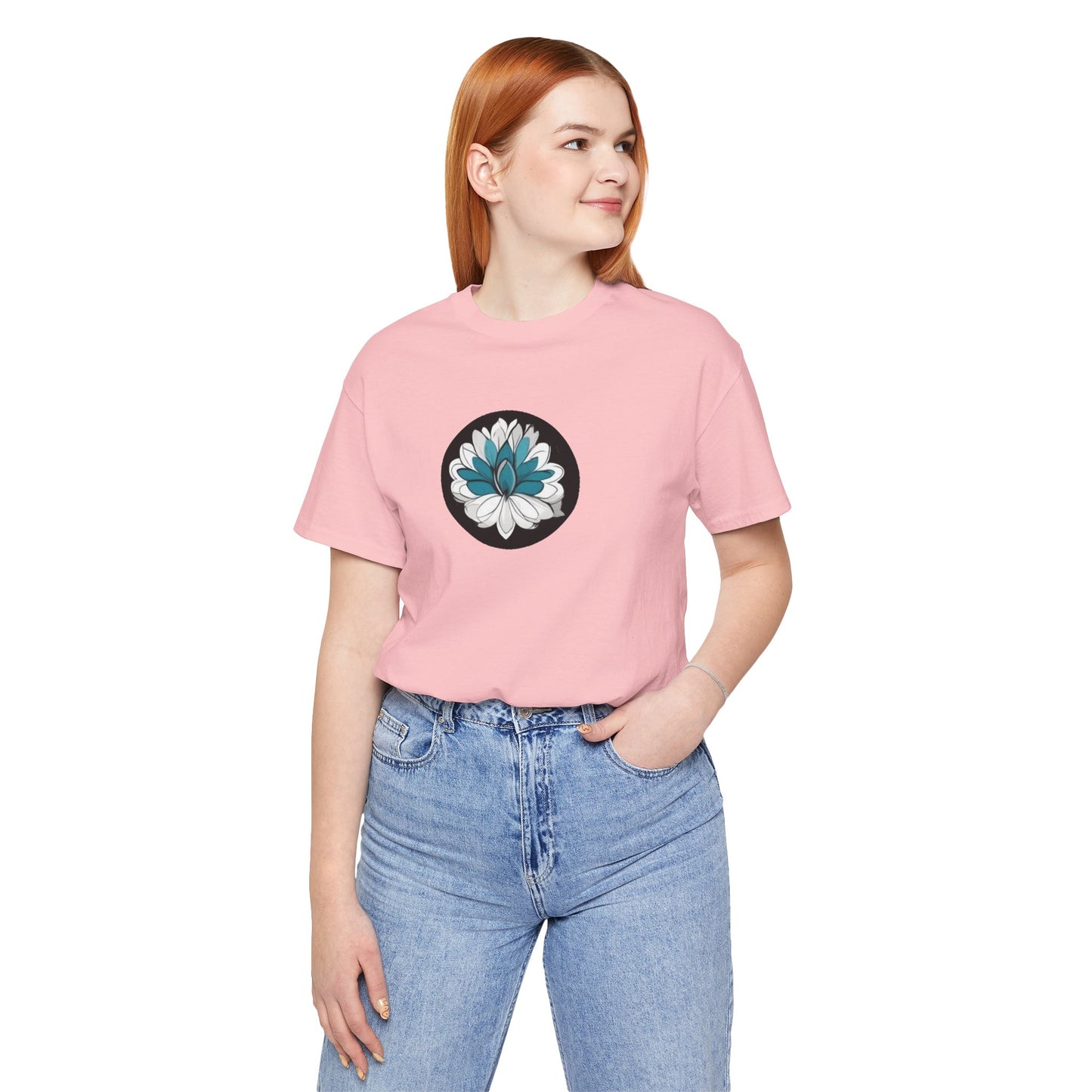 Turquoise Lotus T-Shirt