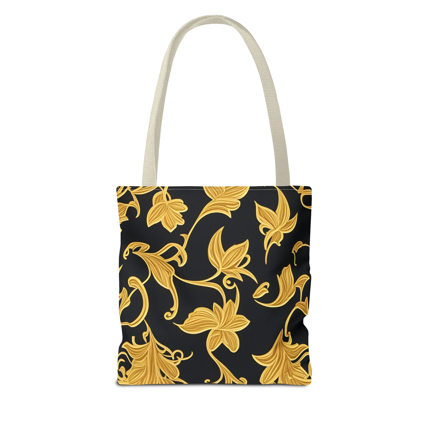Gold & Black Tote Bag (AOP)
