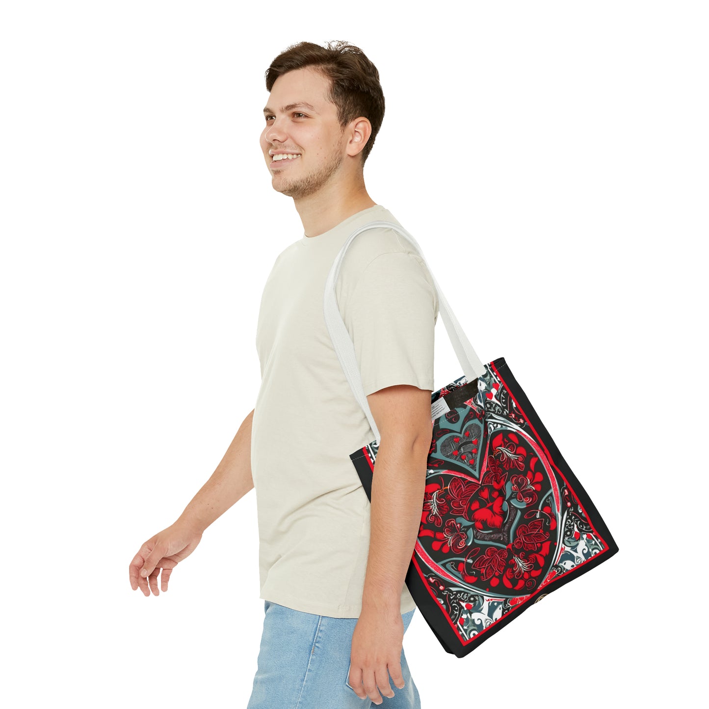 Heart Tote Bag (AOP)