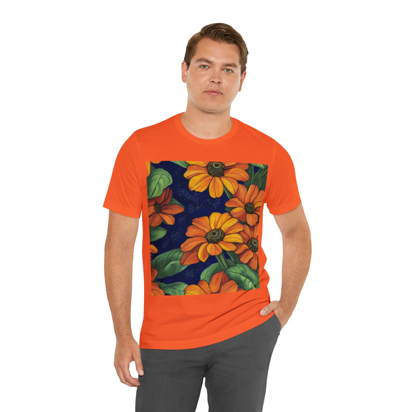 Black-Eyed-Susans -- Unisex Jersey Short Sleeve Tee