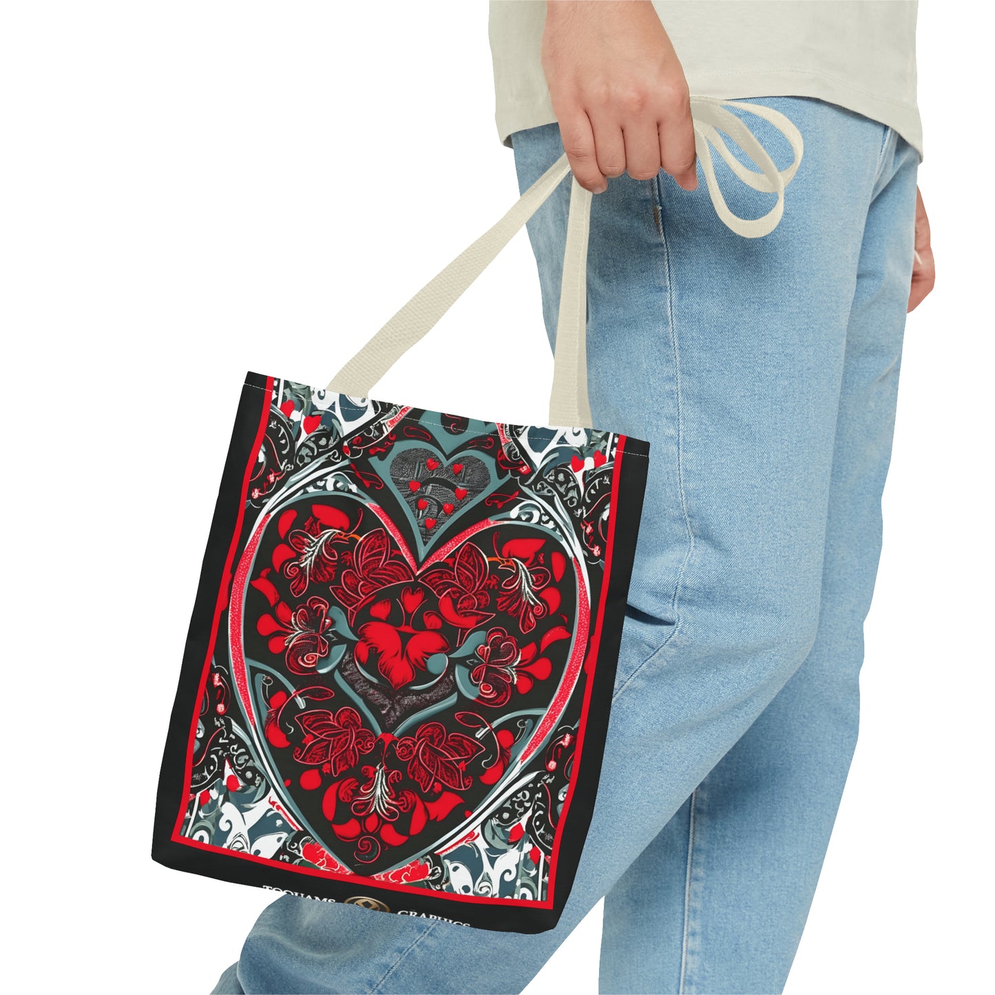 Heart Tote Bag (AOP)