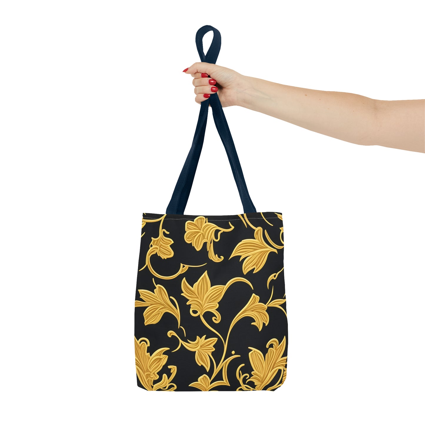 Gold & Black Tote Bag (AOP)