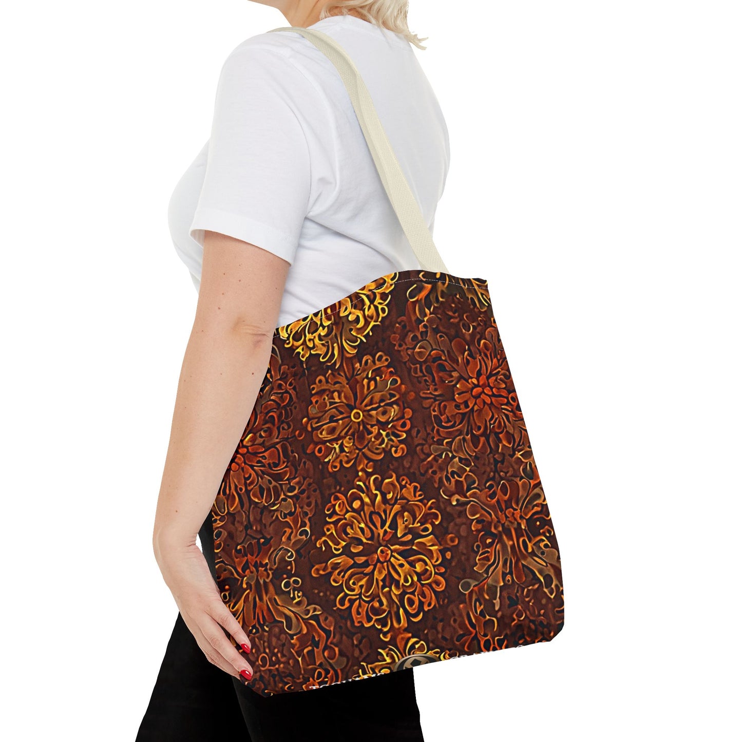 Château - Boho Floral Pattern Tote Bag - Stylish & Functional for Everyday Use
