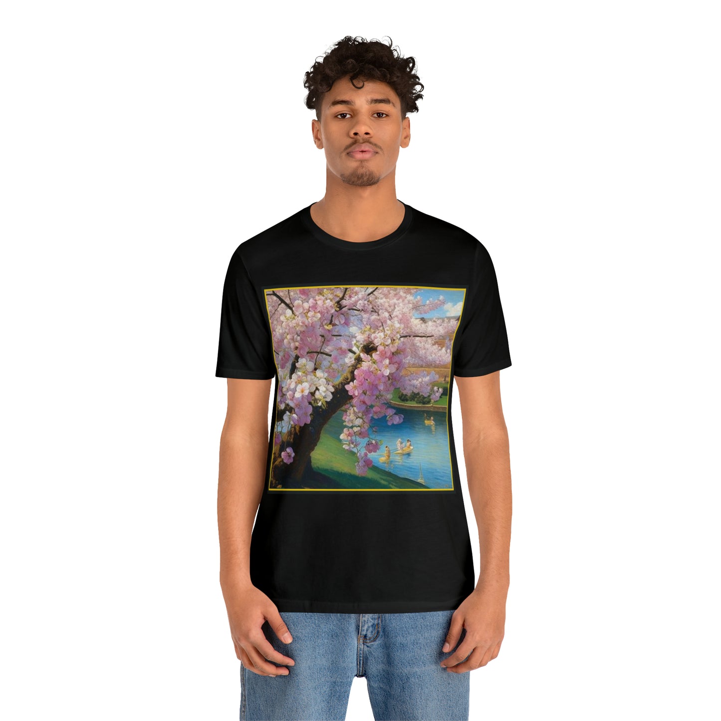 Cherry Blossoms -- Unisex Jersey Short Sleeve Tee