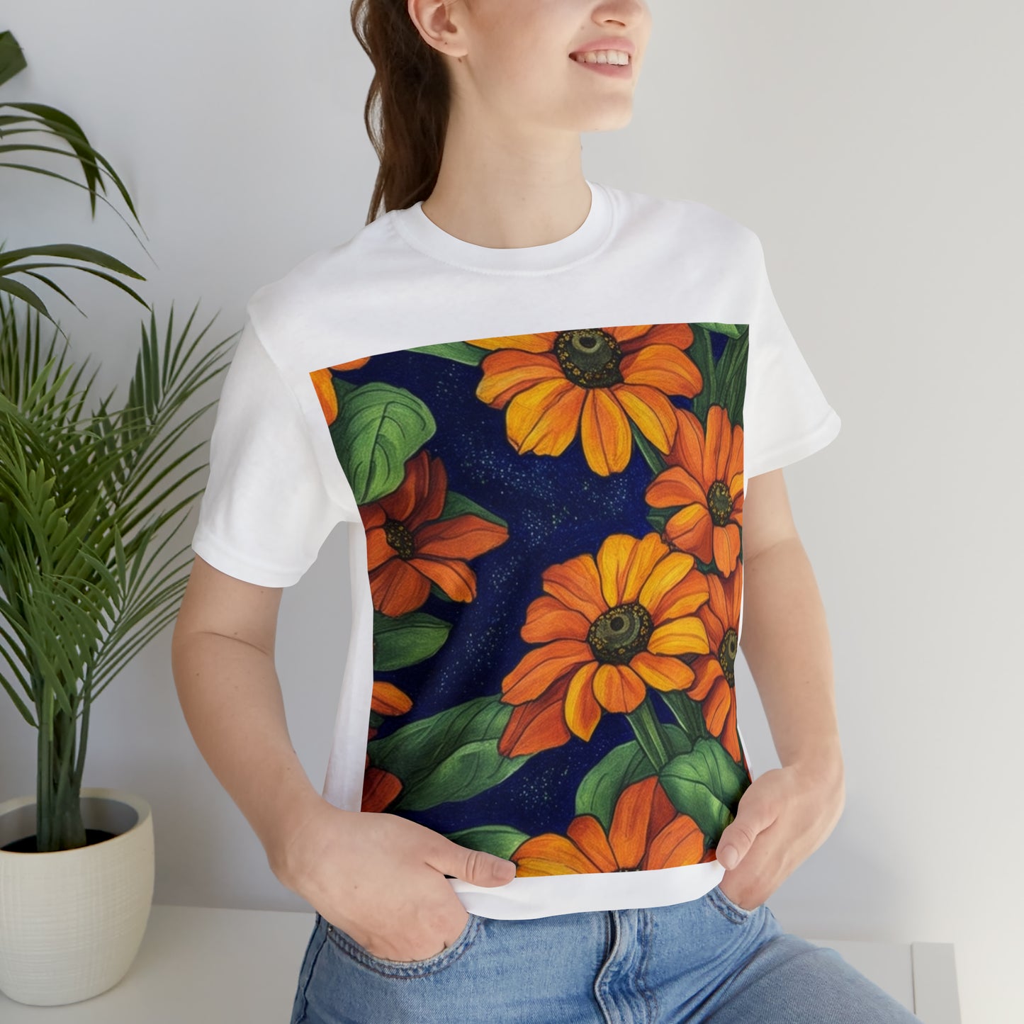 Black-Eyed-Susans -- Unisex Jersey Short Sleeve Tee