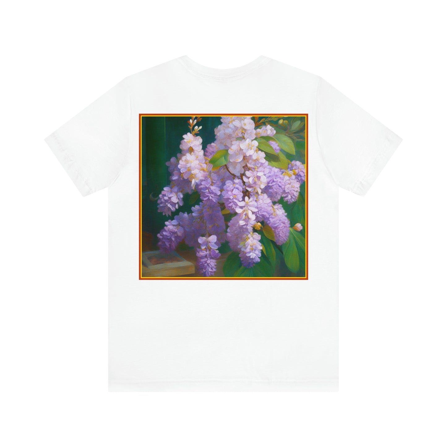 Syringa (Back) -- Unisex Jersey Short Sleeve Tee