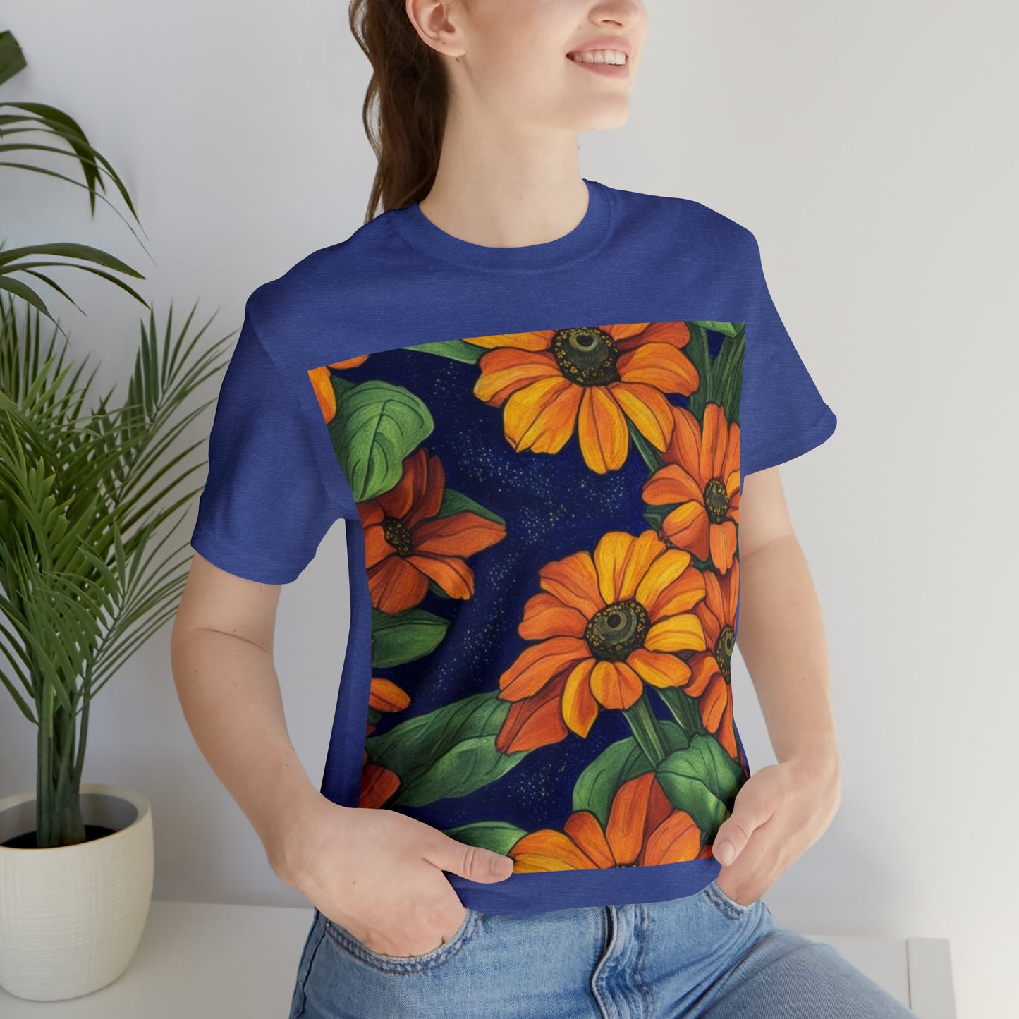 Black-Eyed-Susans -- Unisex Jersey Short Sleeve Tee
