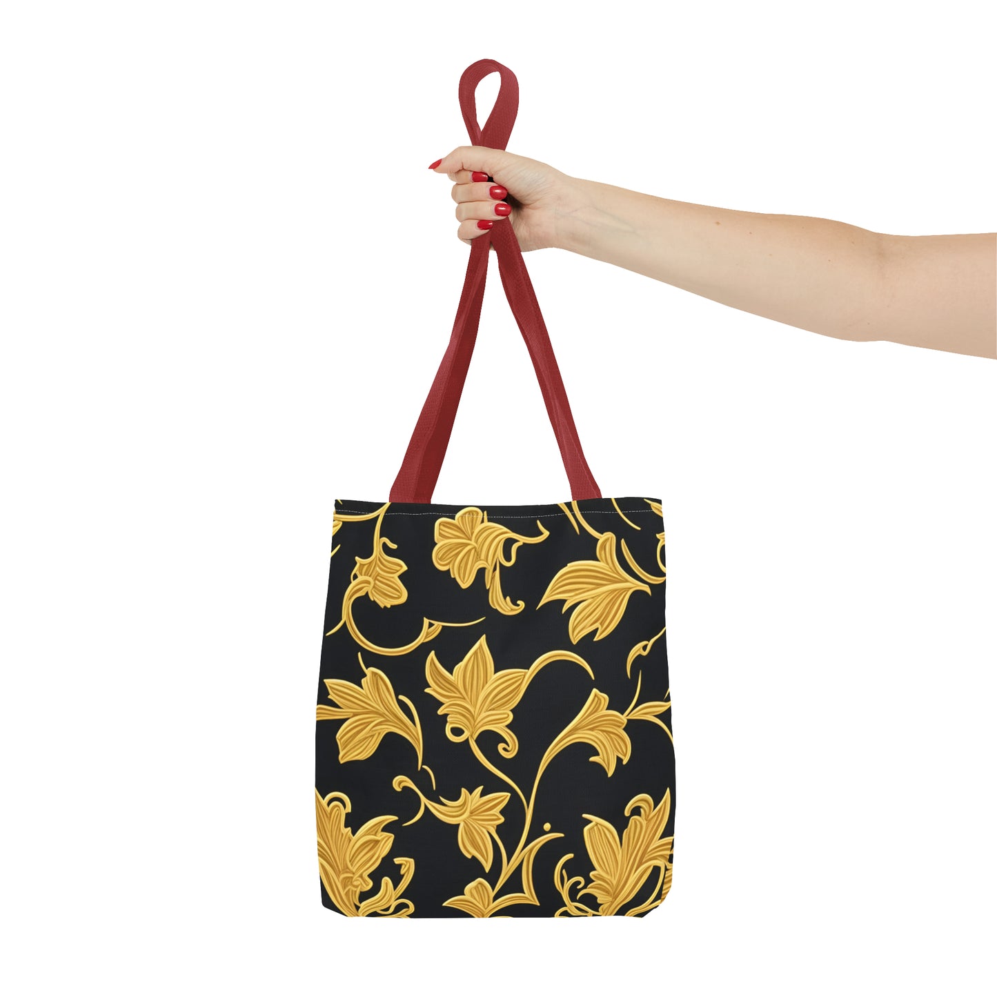 Gold & Black Tote Bag (AOP)