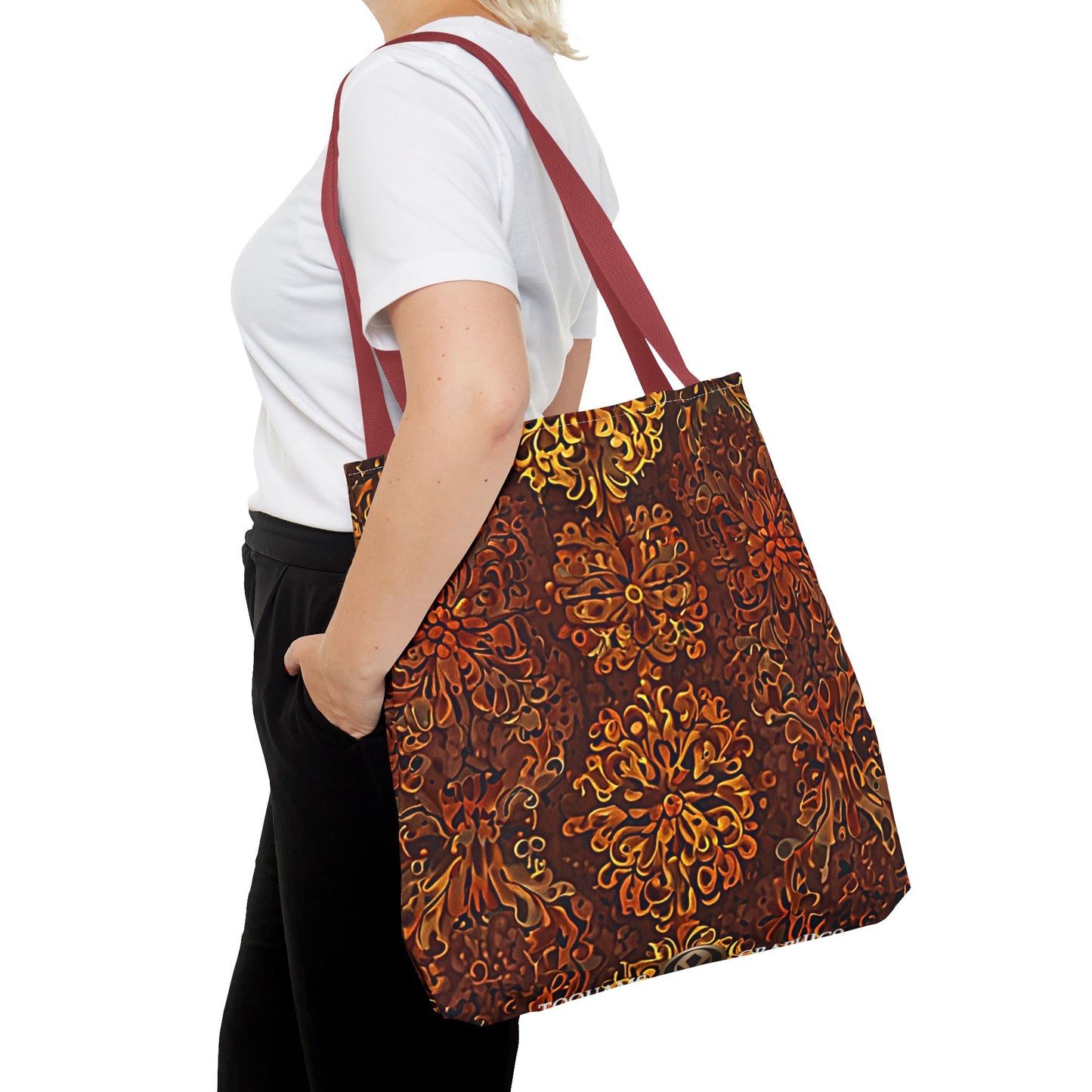Château - Boho Floral Pattern Tote Bag - Stylish & Functional for Everyday Use