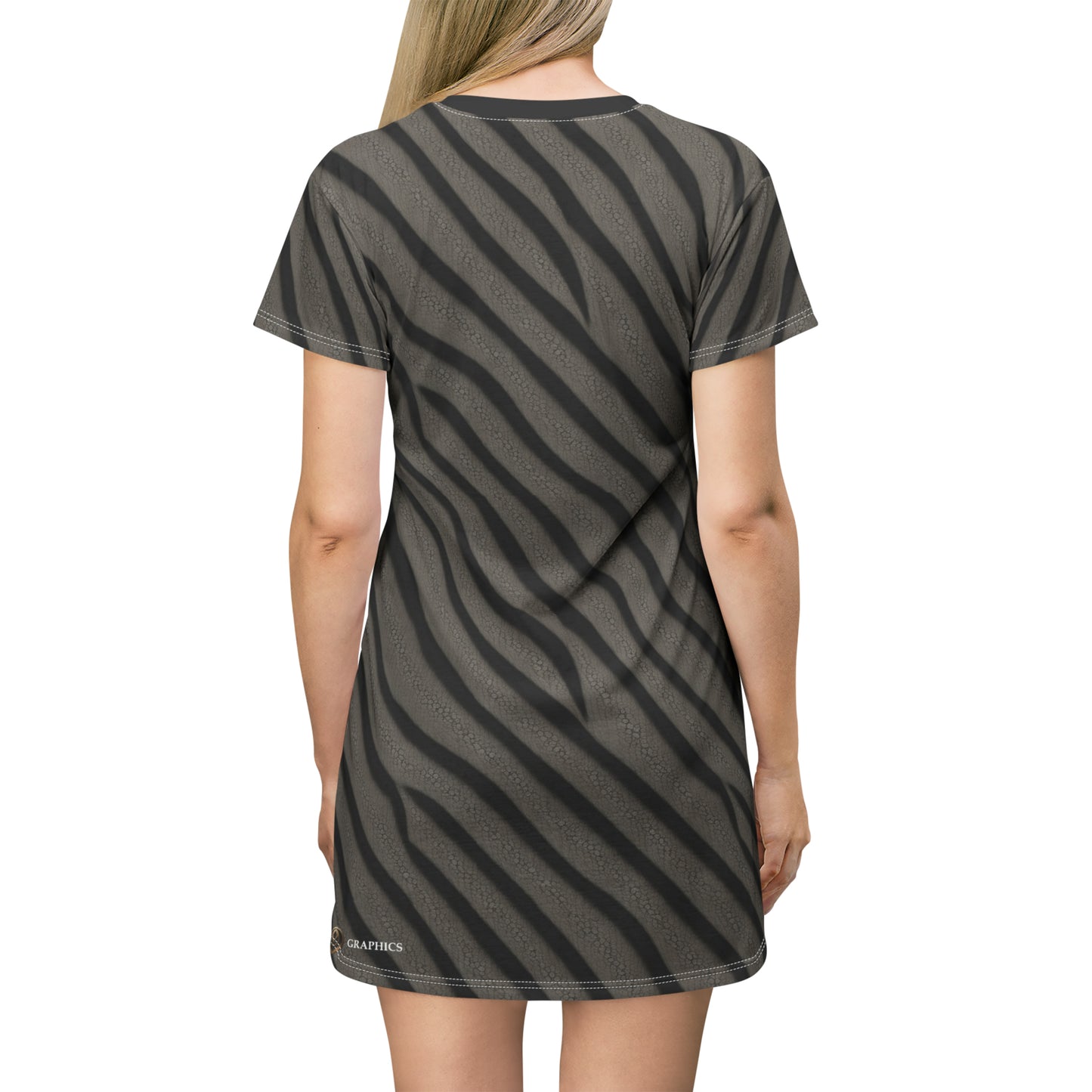 Black & Gray -- T-Shirt Dress