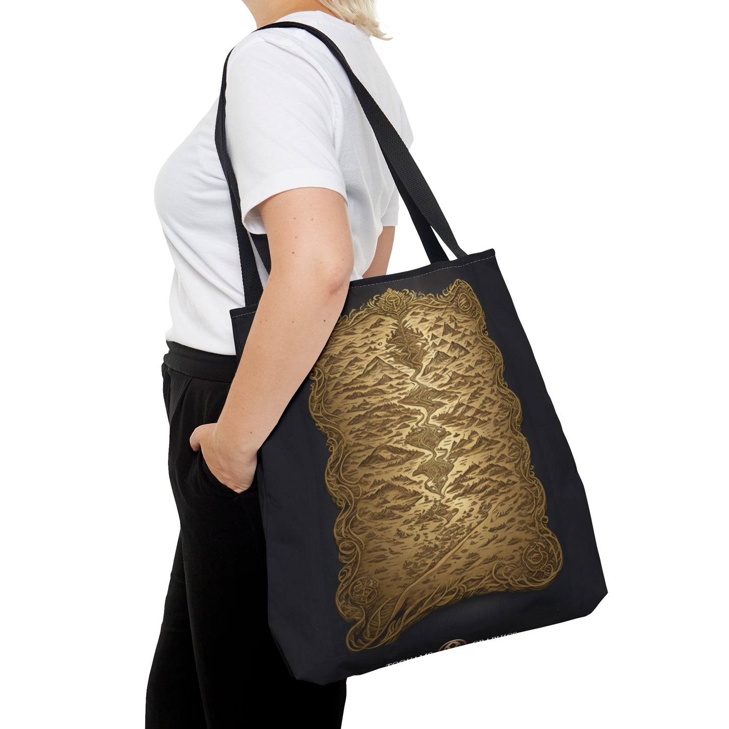 The Road Less Traveled Tote Bag (AOP)
