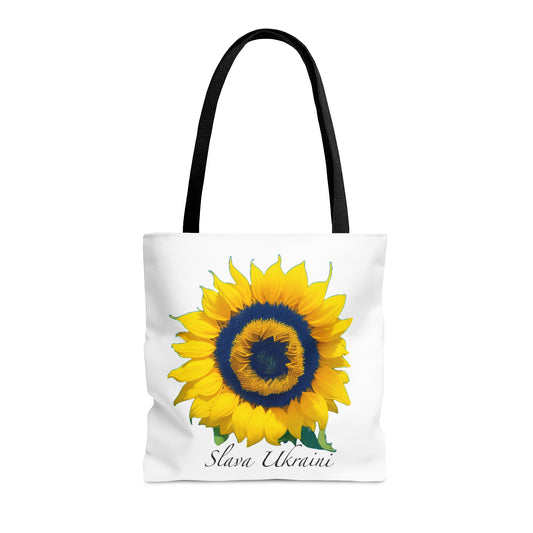 Slava Ukraini Sunflower Tote Bag