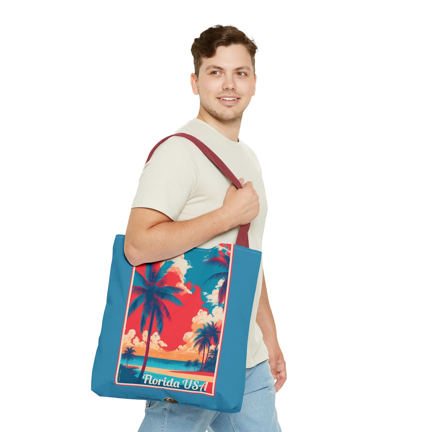 Florida USA Tote Bag (AOP)