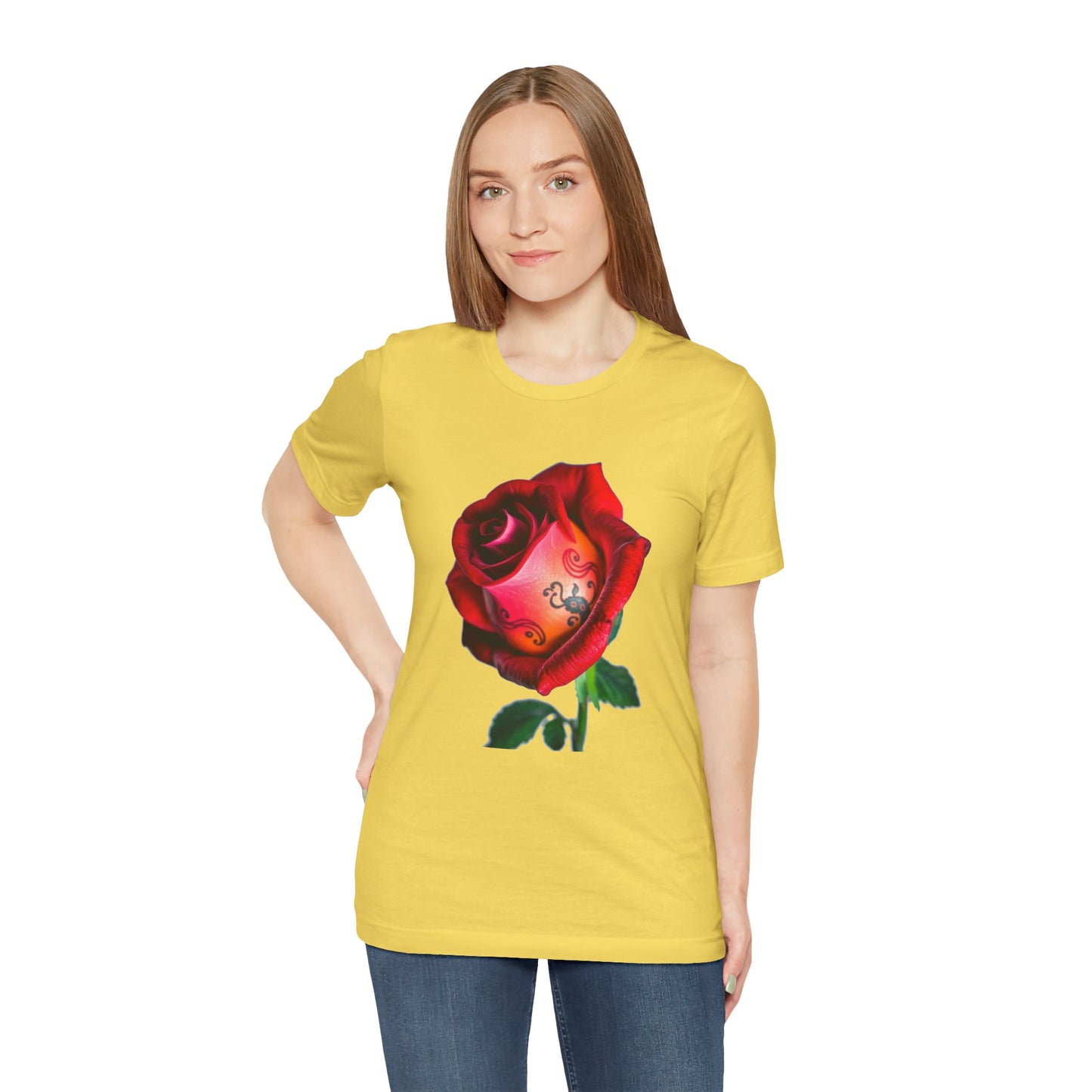Rose Print Tee