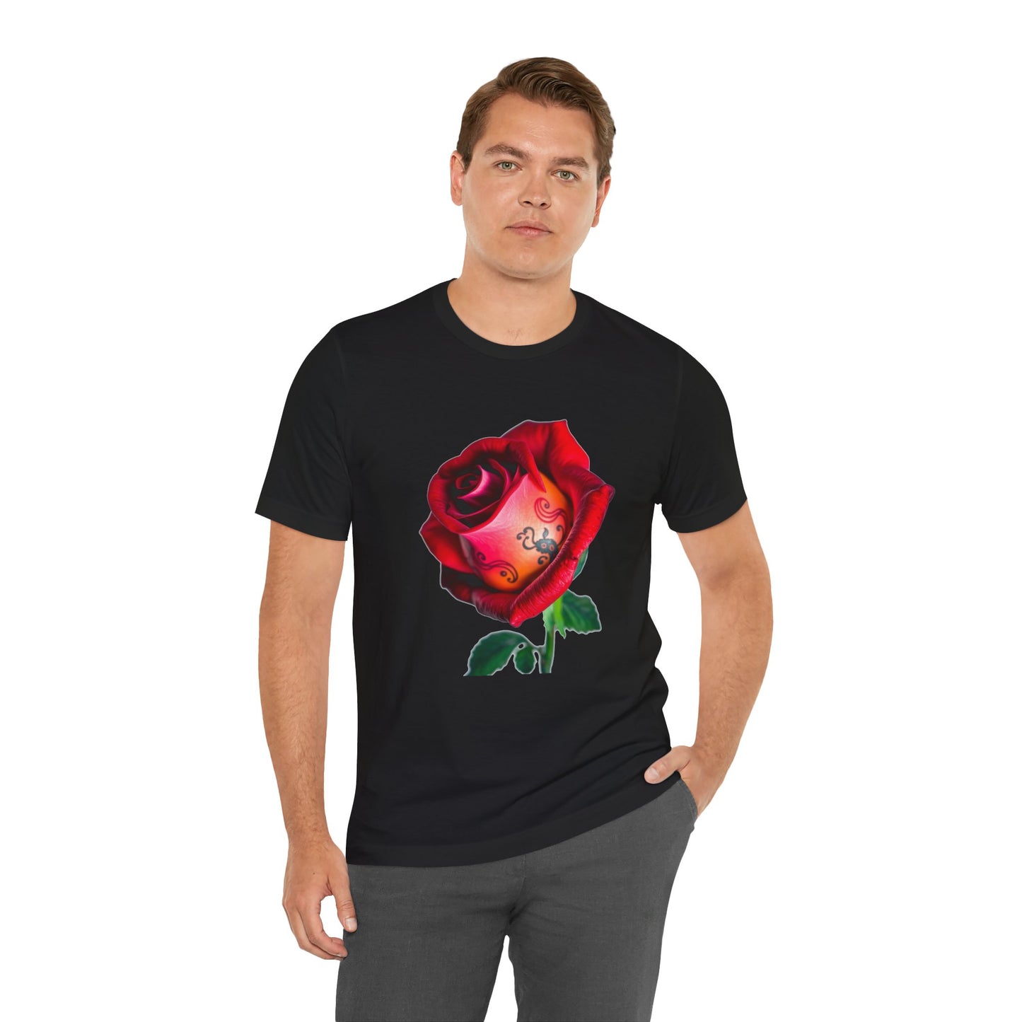 Rose Print Tee