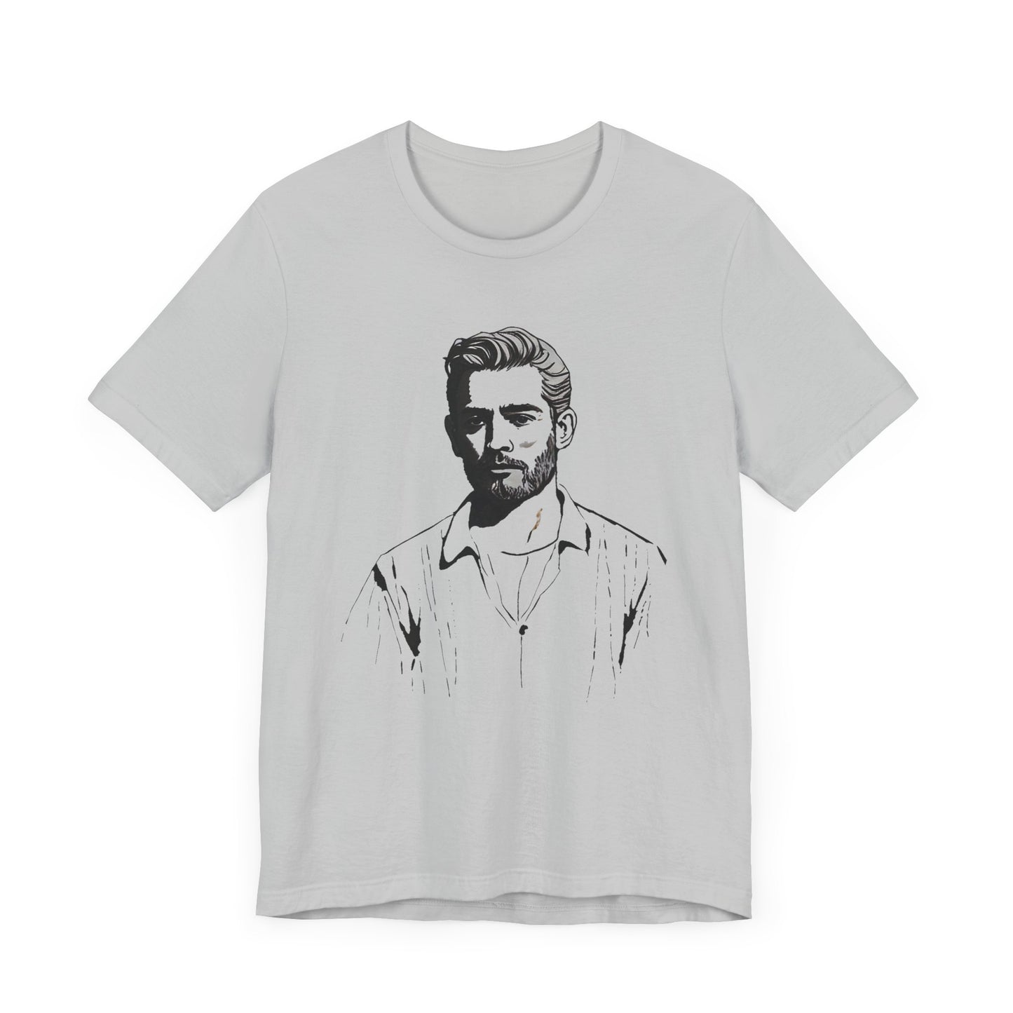 Sketch of Eric Unisex Jersey Short Sleeve Tee