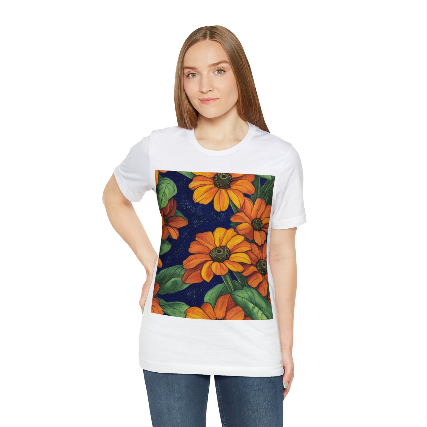 Black-Eyed-Susans -- Unisex Jersey Short Sleeve Tee