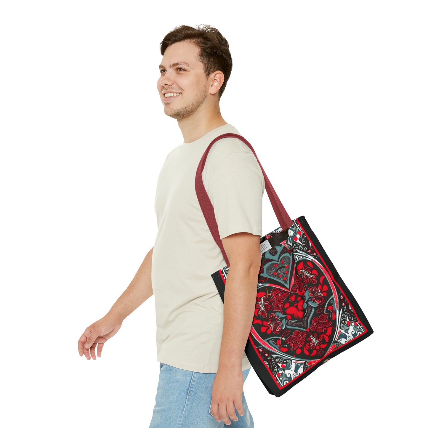 Heart Tote Bag (AOP)