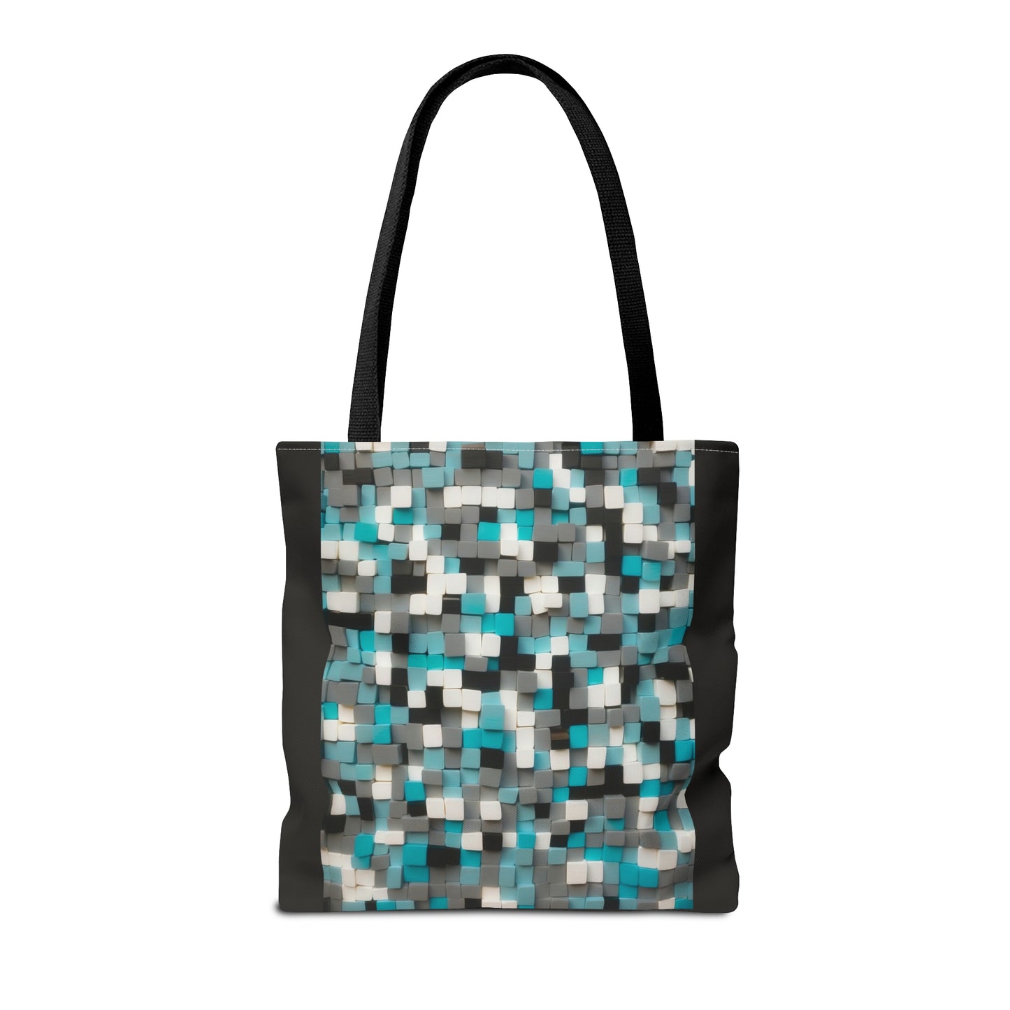 Chevron & Block Tote Bag (AOP)