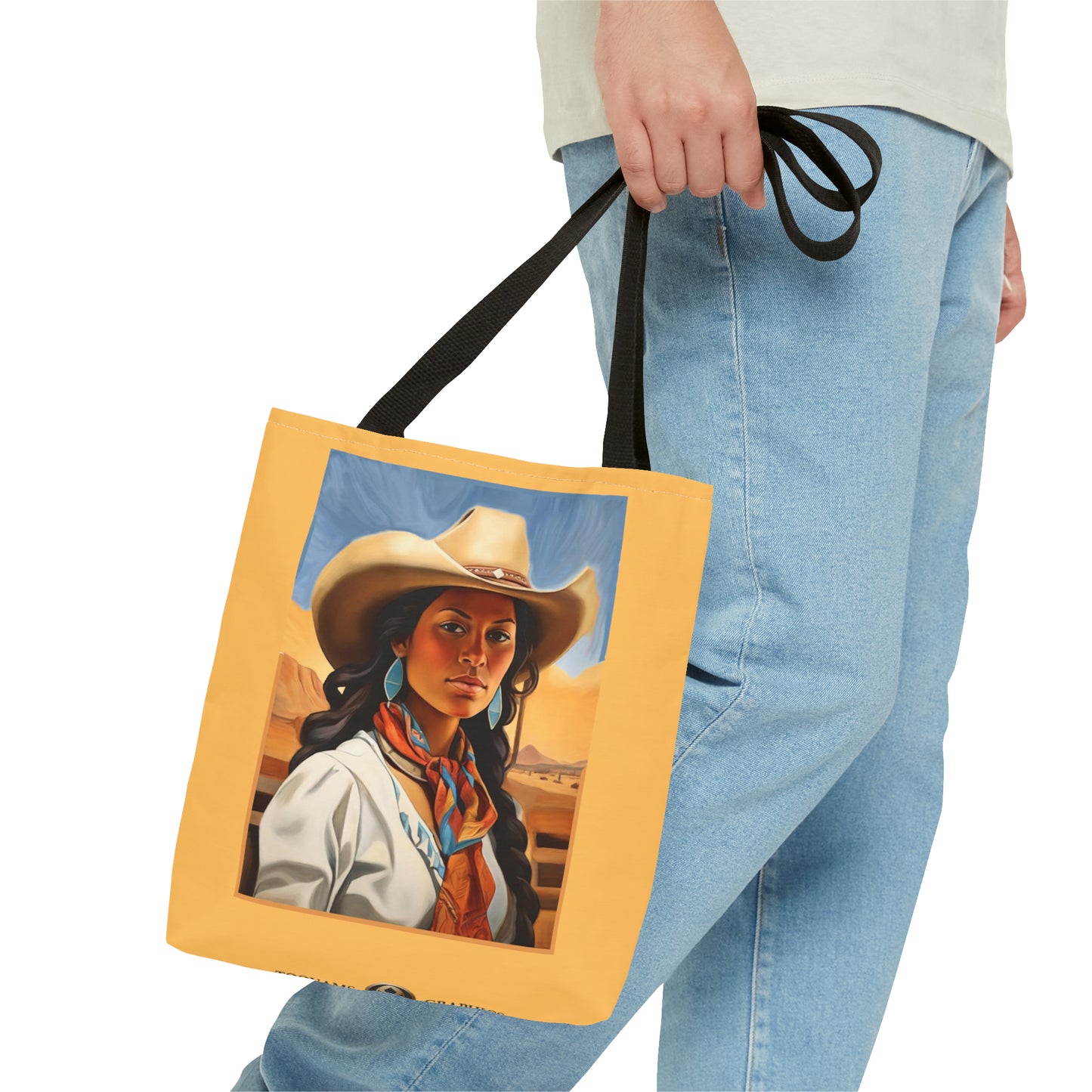 Cowgirl/boy Tote Bag (AOP)