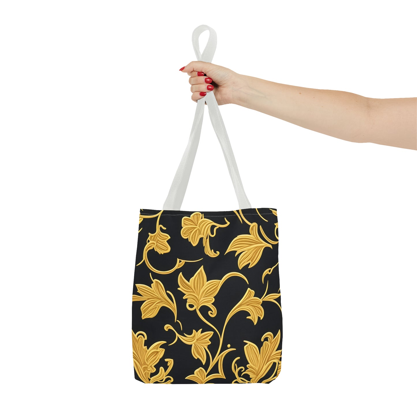Gold & Black Tote Bag (AOP)