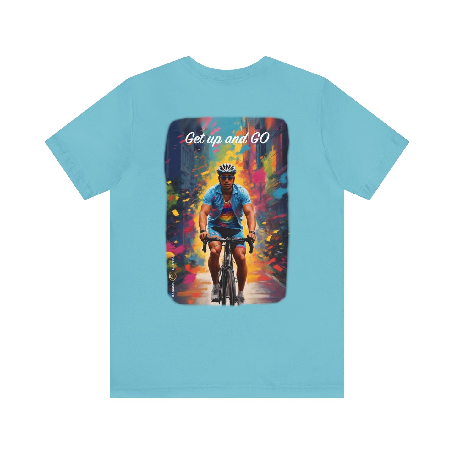 Get up and GO (back) -- Unisex Jersey Short Sleeve Tee