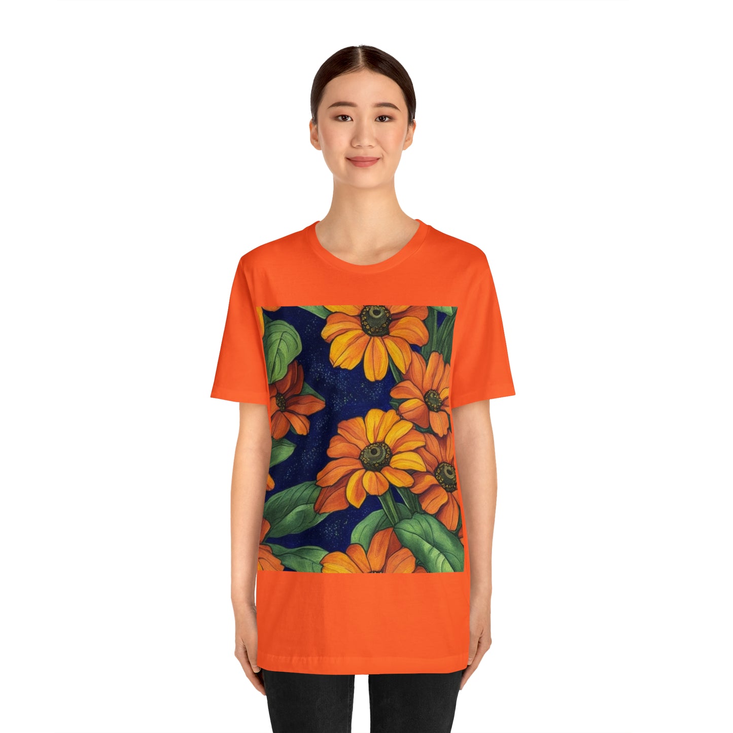 Black-Eyed-Susans -- Unisex Jersey Short Sleeve Tee
