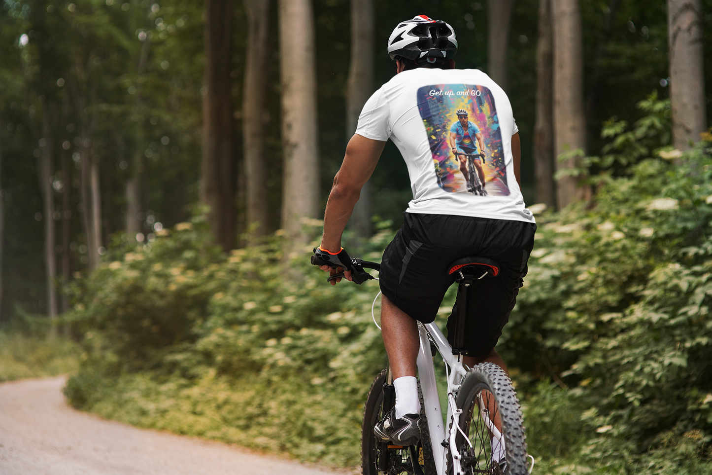 Get up and GO (back) -- Unisex Jersey Short Sleeve Tee