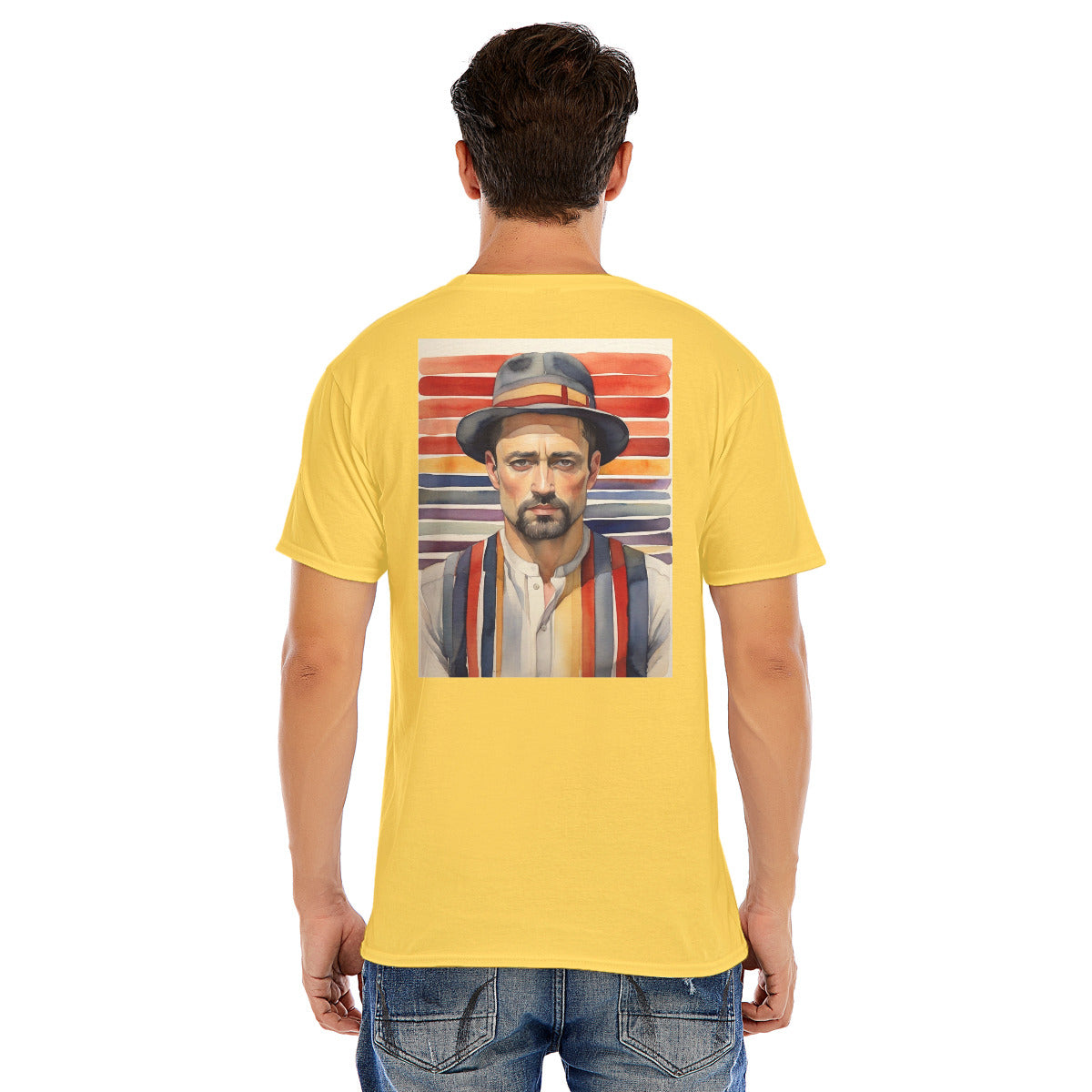 Stripes 106 -- Unisex O-neck Short Sleeve T-shirt