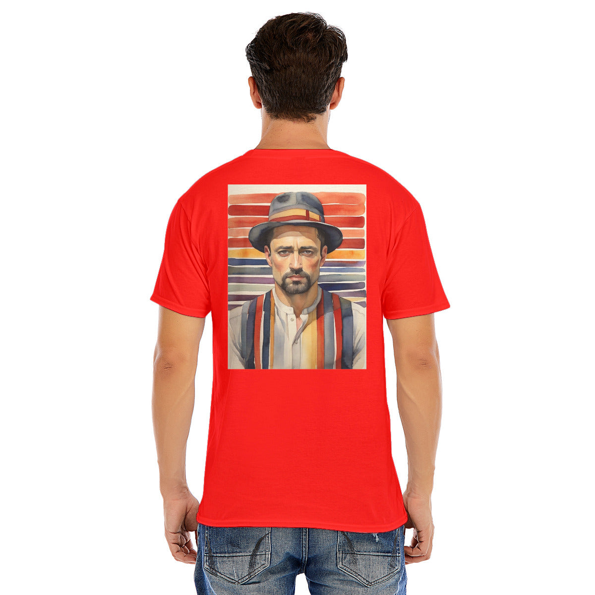 Stripes 106 -- Unisex O-neck Short Sleeve T-shirt