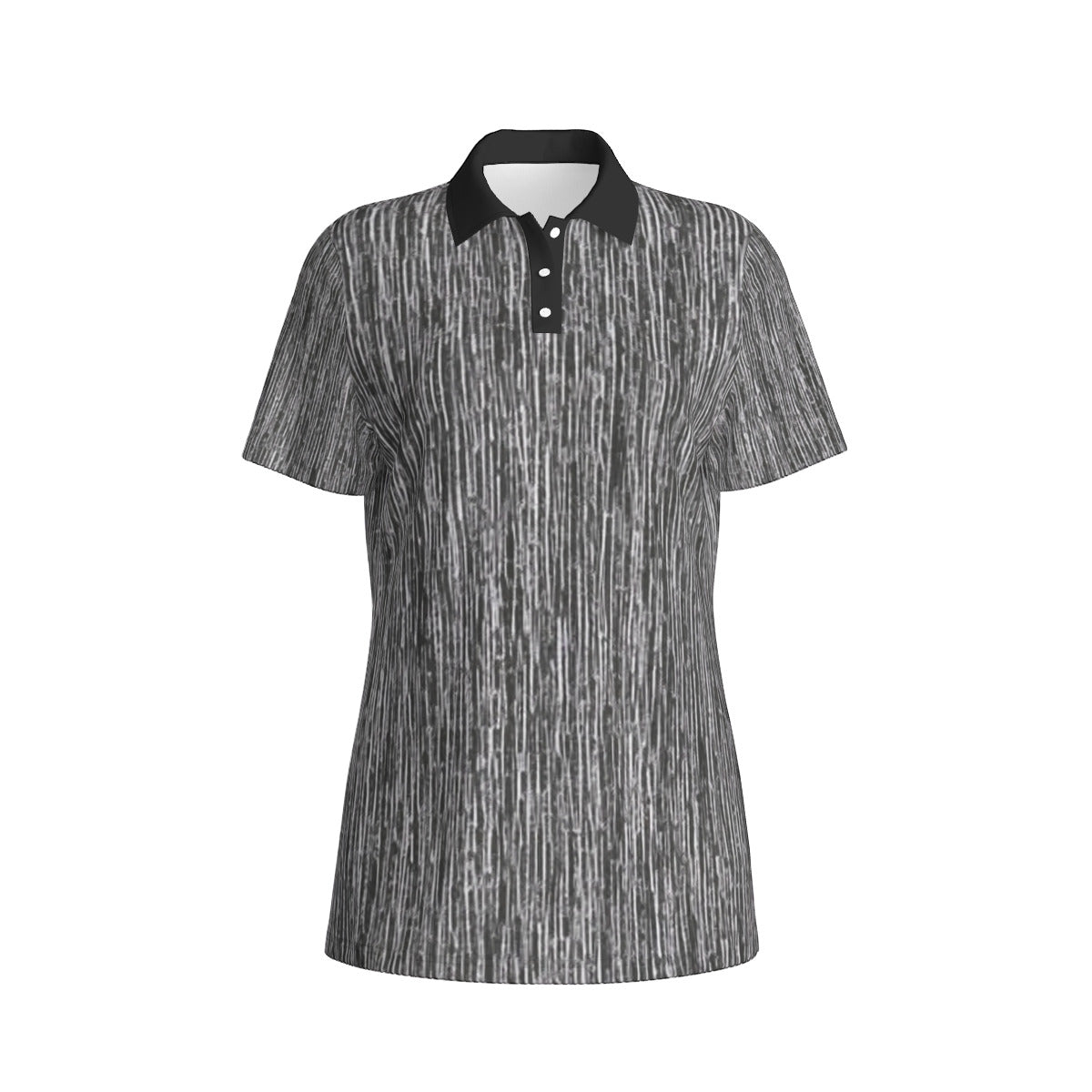 B&W -- Women's Polo Collar Jersey