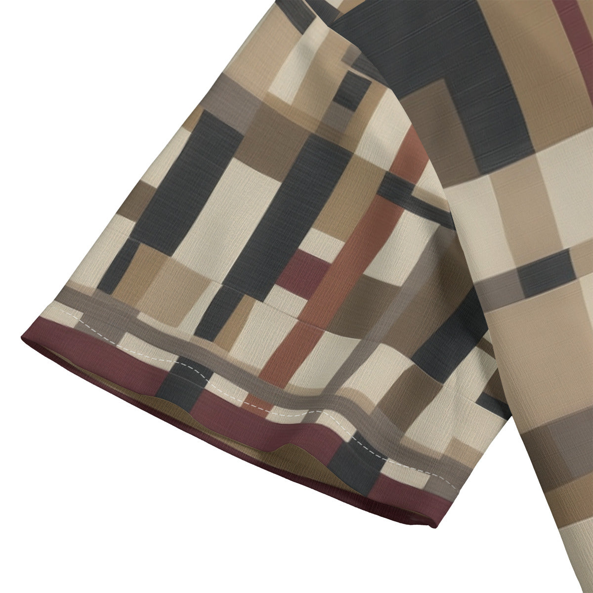 Abstract 101 -- Men's Henley Short Sleeve Shirt